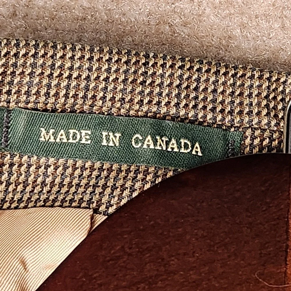 Unbranded Blazer Mens Brown Tan Micro Houndstooth Two Button Sport‎ Coat